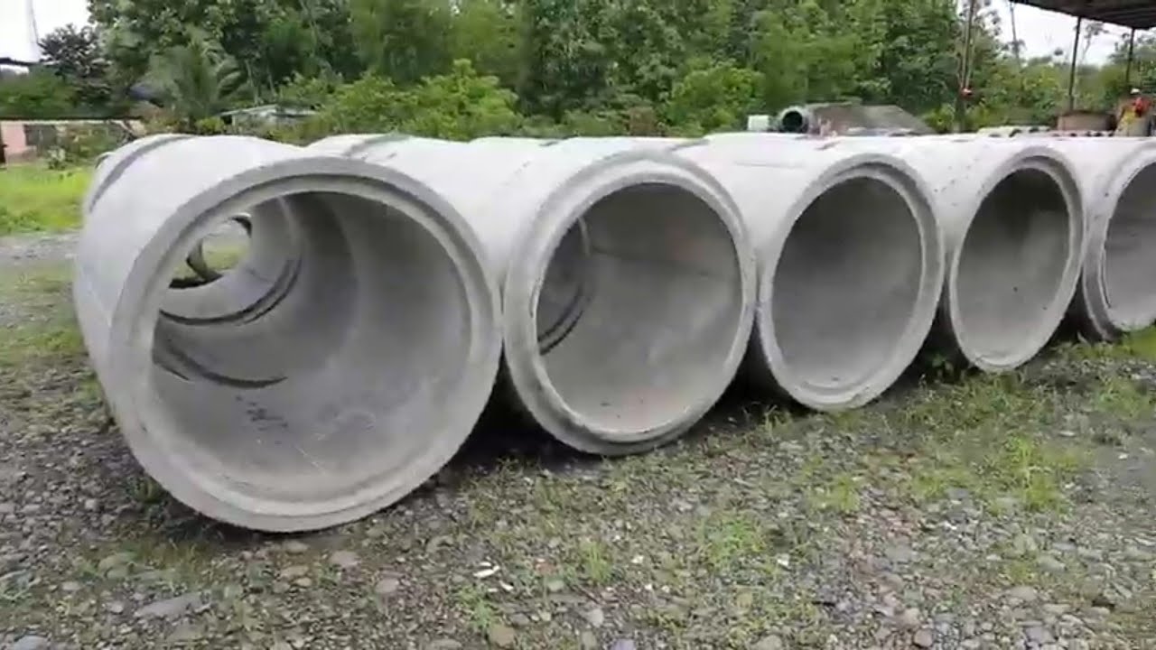 como se  hacen los tubos de cemento