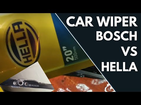 How to change car wiper blades (hella and bosch)