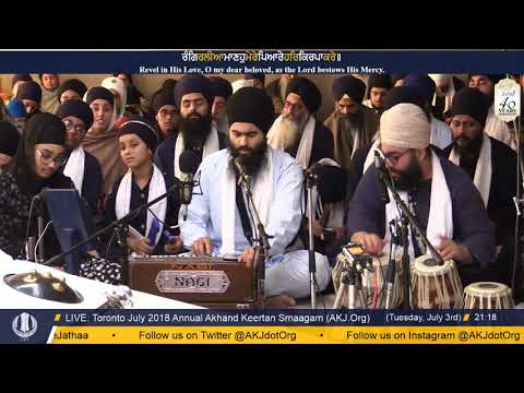 043 Toronto July 2018 - Wednesday Morning - Bhai Tejaa Singh Jee UK