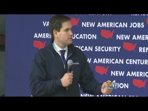 Rubio Sticks To Script, Takes Heat In New Hampshire