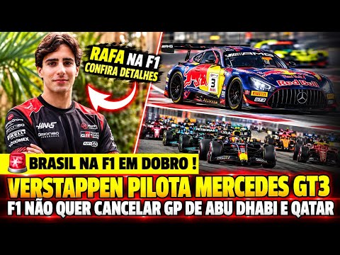 RAFA CAMARA NA F1! VERSTAPPEN PILOTA MERCEDES E GP DE ABU DHABI NÃO VAI SER CANCELADO?