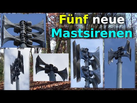 Überprüfung der neuen Sirenen in Bad Honnef | Probealarm Hörmann ECI 600 & ECI 1200