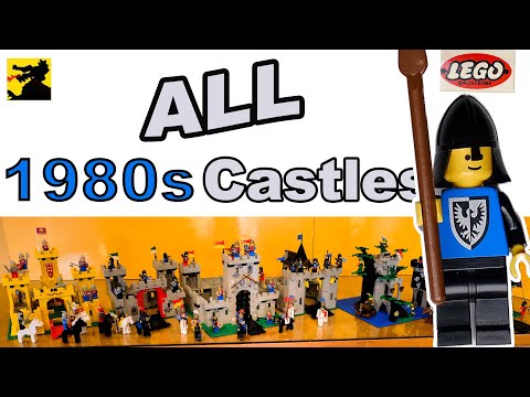 LEGO 1980s Castles - 6075/375, 6080, 6073, 6074, 6077, 6085