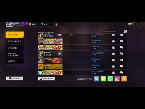 COMMENT SUPPRIMER UN AMIS EN FREE FIRE