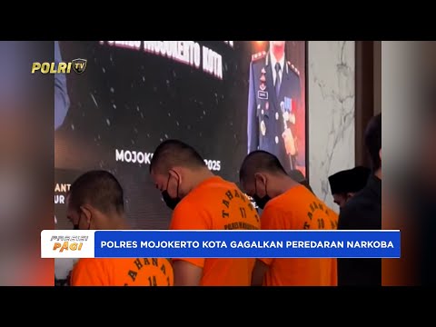 POLRES MOJOKERTO KOTA GAGALKAN PEREDARAN NARKOBA SELAMATKAN MASYARAKAT