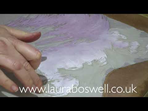 Reduction Lino with Laura Ep 25, Linocut Printing: adding a Subtle Bleed of Colour