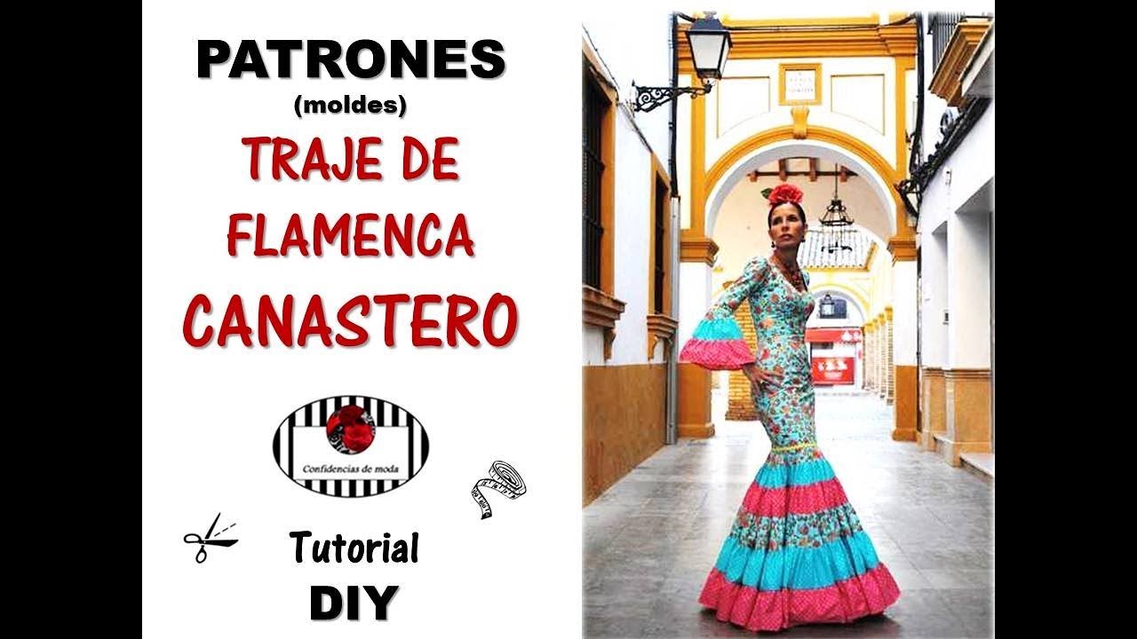 DIY. Cómo hacer los PATRONES (moldes) del TRAJE DE FLAMENCA CANASTERO.