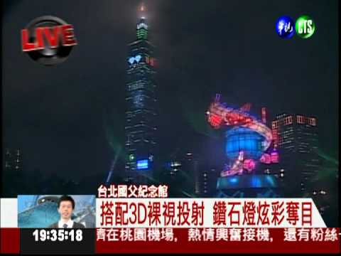 "Happy龍"點燈 台北燈節璀璨登場