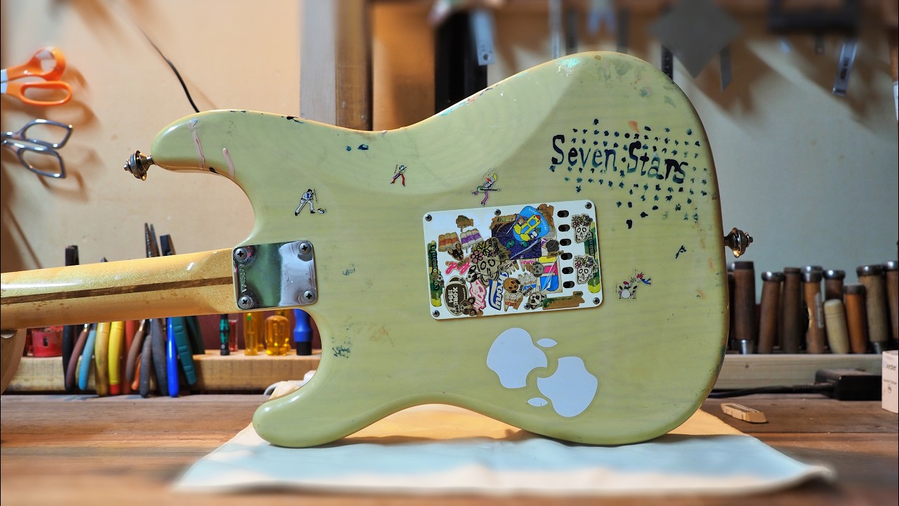 90年代フェンダーカスタムショップのリフィニッシュ＆レリック