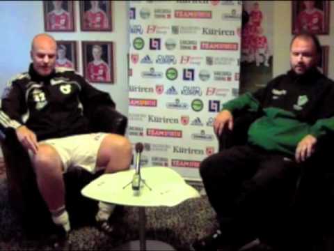 Presskonferensen efter Degerfors-Brage