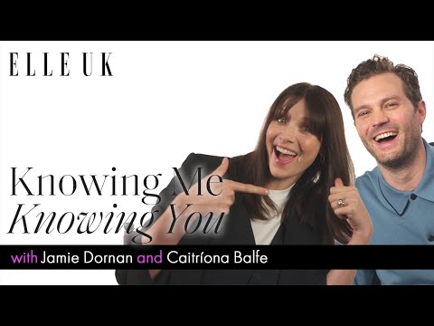 Jamie Dornan And Caitríona Balfe Confess Their Strangest Fan Encounters To Each Other | ELLE UK