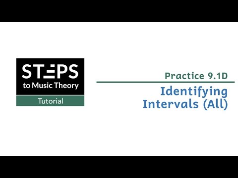 Practice 9.1D. Identifying Intervals (All)