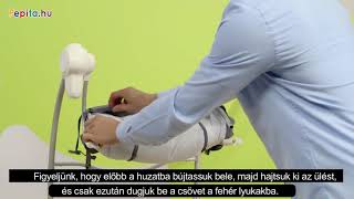 Kinderkraft Minky Elektromos hinta #rózsaszín-szürke