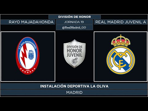 Rayo Majadahonda - Real Madrid Juvenil A | División de Honor Juvenil 2021/22 | Jornada 19