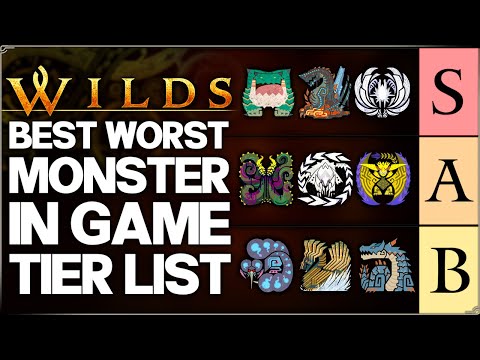 Monster Hunter Wilds - Final ALL Monster Tier List - New Monsters Ranked Best to Worst - Gogmazios!