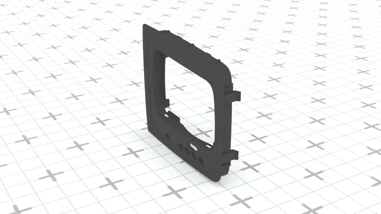 VW Passat B6 DSG Gear Shift Trim Frame 3C1713203 3D Print Model