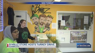 BMillz hosts a Turkey Drive for the Southern Tier community