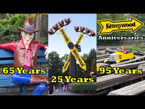 Kennywood 2025 Anniversaries! How Old Are These Rides and Landmarks?
