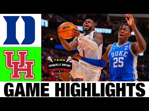 #1 Houston vs Duke Highlights | 2024 NCAA Men's Basketball Championship - Sweet 16