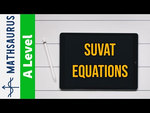 Constant acceleration formulae (suvat equations)