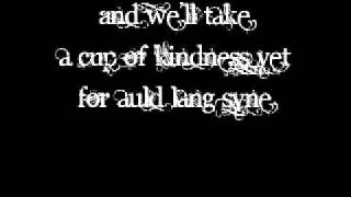Auld Lang Syne by Lea Michele Lyrics On Screen