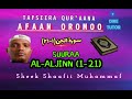 SUURAA AL JINN 1 21 سورة الجن SHEEK SHAAFII MUHAMMAD TAFSIIRA QURAA NA AFAAN OROMOO Diretuto
