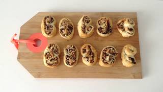 Palm Biscuits, Tapenade and Walnut