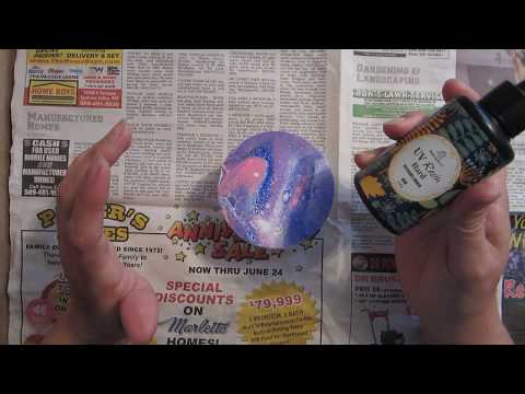 33~ putting uv resin on a lil pour an 1st #YT100