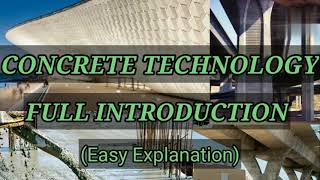 Concrete Technology civil engineering | Introduction to concrere technology | Shiwani Jha