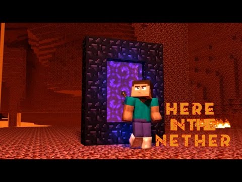 "Here in the Nether" Minecraft Parody of Castle of Glass - The Tutorial Brothers