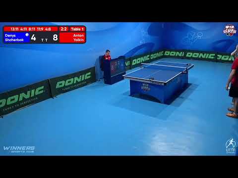 02:30 Denys Shcherbak 2 - 3 Anton Yolkin West 7 WIN CUP 14.12.2022 | TABLE TENNIS WINCUP