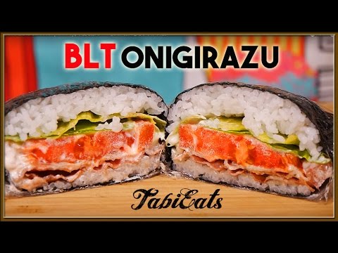 Japanese BLT Rice Sandwich ONIGIRAZU (RECIPE)【