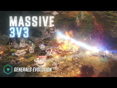 Massive 3v3 on DEFCON 6 - Generals Evolution