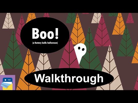 Boo! (factory balls halloween): FULL Walkthrough Levels 1 - 16 (by Bart Bonte) - YouTube