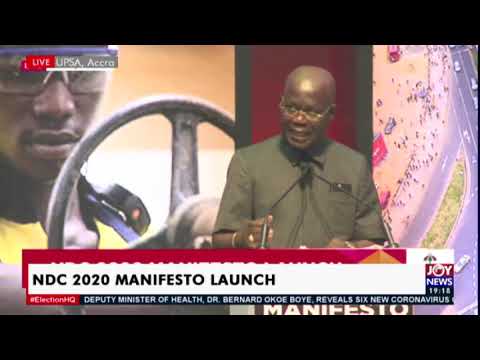 2020 NDC Manifesto Launch: Committee Chairman’s speech - JoyNews (7-9-20)