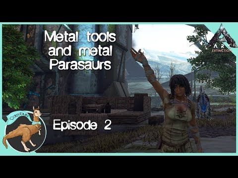 Taming a Raptor and Tek Parasaur | ARK: EXTINCTION [EP2]