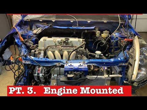 How To K Swap a Honda Fit Pt. 3 Engine Mounted Axles/Shift Box & Cables