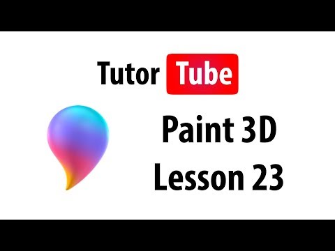 Paint 3D Tutorial Lesson 1 Interface