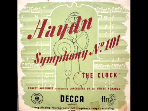 Haydn / Ernest Ansermet, 1948: Symphony No. 101 in D major - 