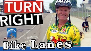How to Turn Right With Bicycle Lanes to Pass Your Road Test