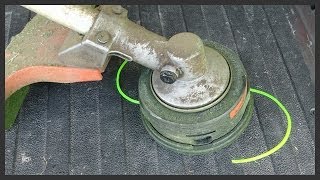 How to replace string trimmer line
