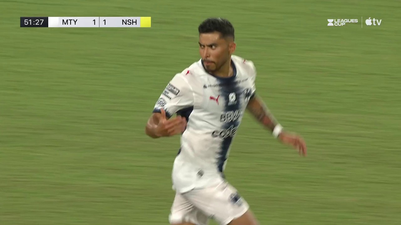 😎 GOLAZO Orbelín Pineda | Rayados 1-1 Nashville SC | Leagues Cup