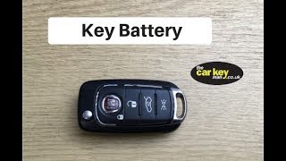 Fiat 500L New Style Key Battery Change HOW TO