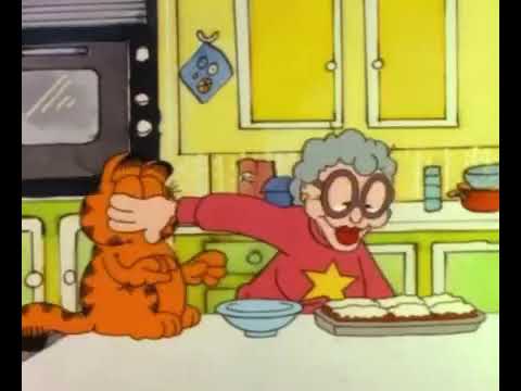Garfield and Grandma Arbuckle #Garfield #cat