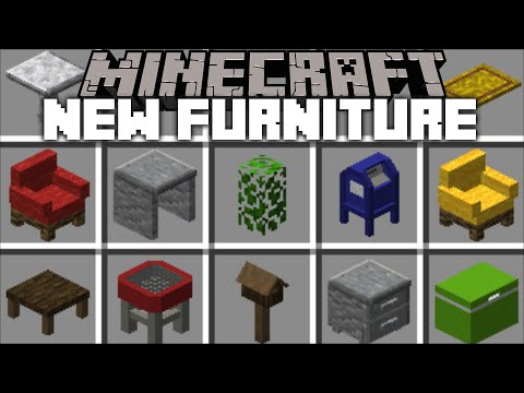 Minecraft BRAND NEW FURNITURE MOD / FIND WHICH FURNITURE ITEMS LOOKS NICE IN YOUR HOUSE !! Minecraft