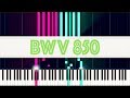 Prelude in D major - BWV 850 by Johann Sebastian Bach