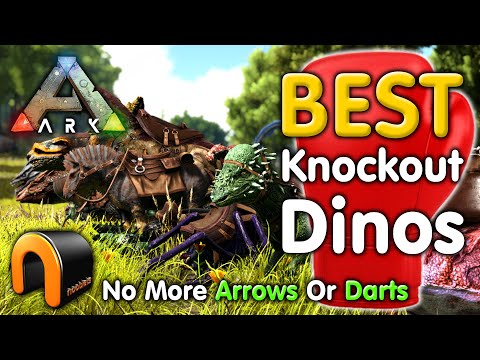 Ark BEST DINOS TO KNOCK OUT DINOS #ARK