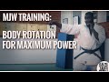 Michael Jai White Kyokushing Training Body Rotation For Maximum Power