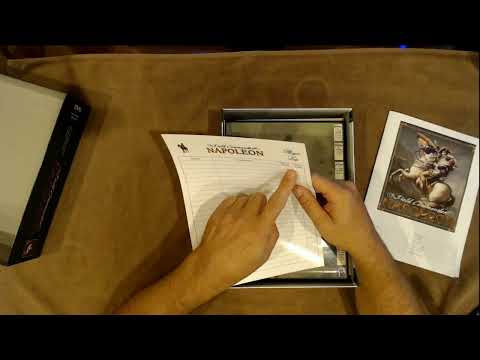 Live Unboxing of FIELD COMMANDER NAPOLEON By DVG Games
