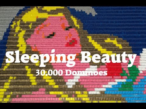 Sleeping Beauty - 30,000 Dominoes - DominoERDMANN Contest